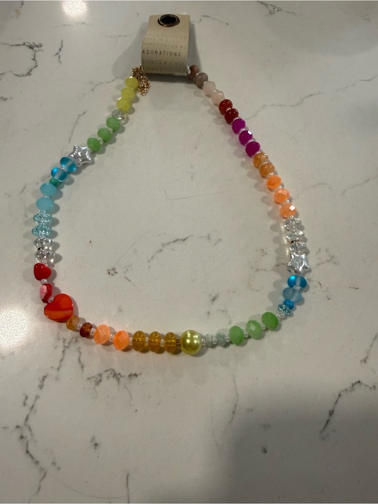 Anthropologie Jewelry - Anthropologie Multicolor Rainbow Beaded Necklace